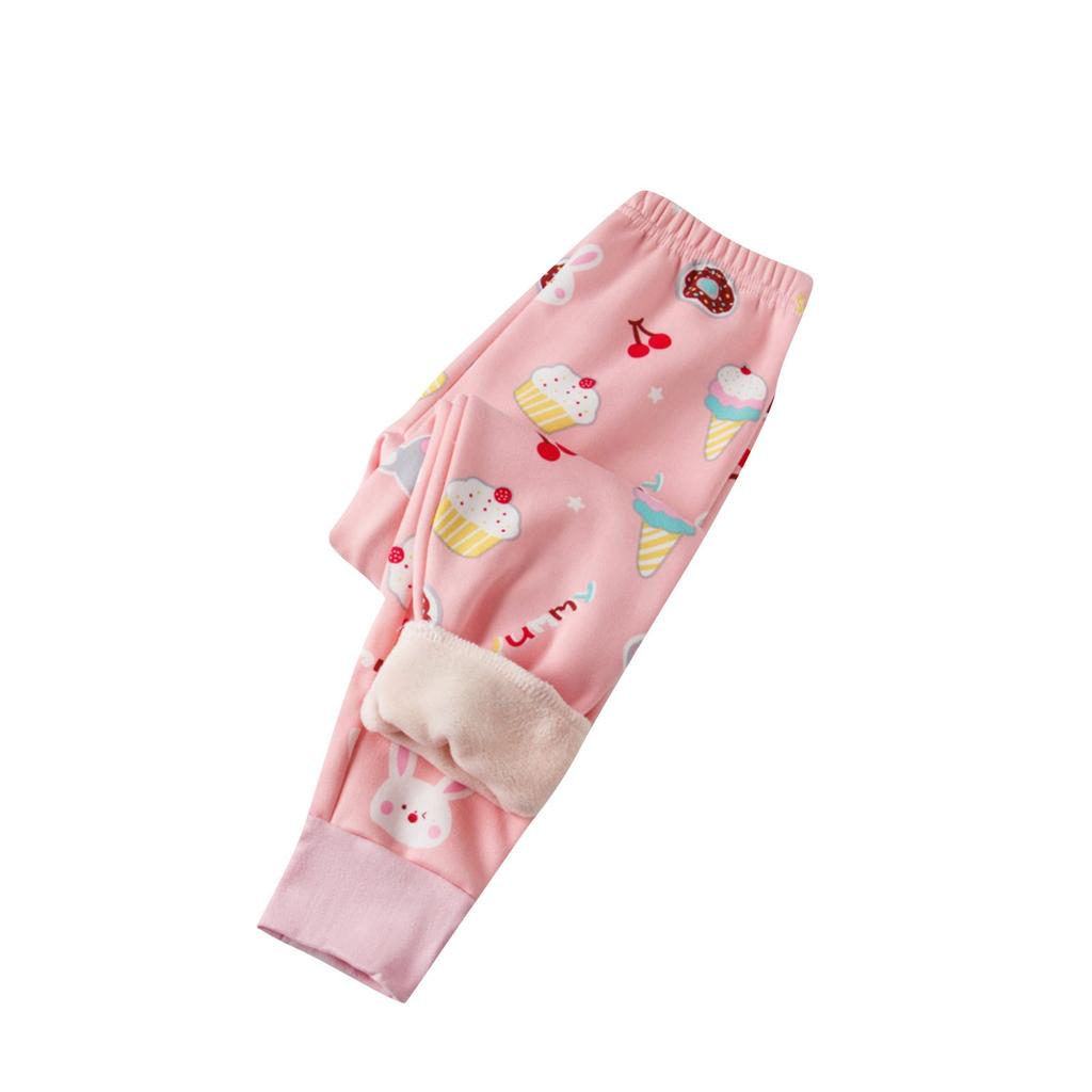 Зимние детские флисовые леггинсы Johns для мальчиков и девочек, толстые теплые штаны для детей