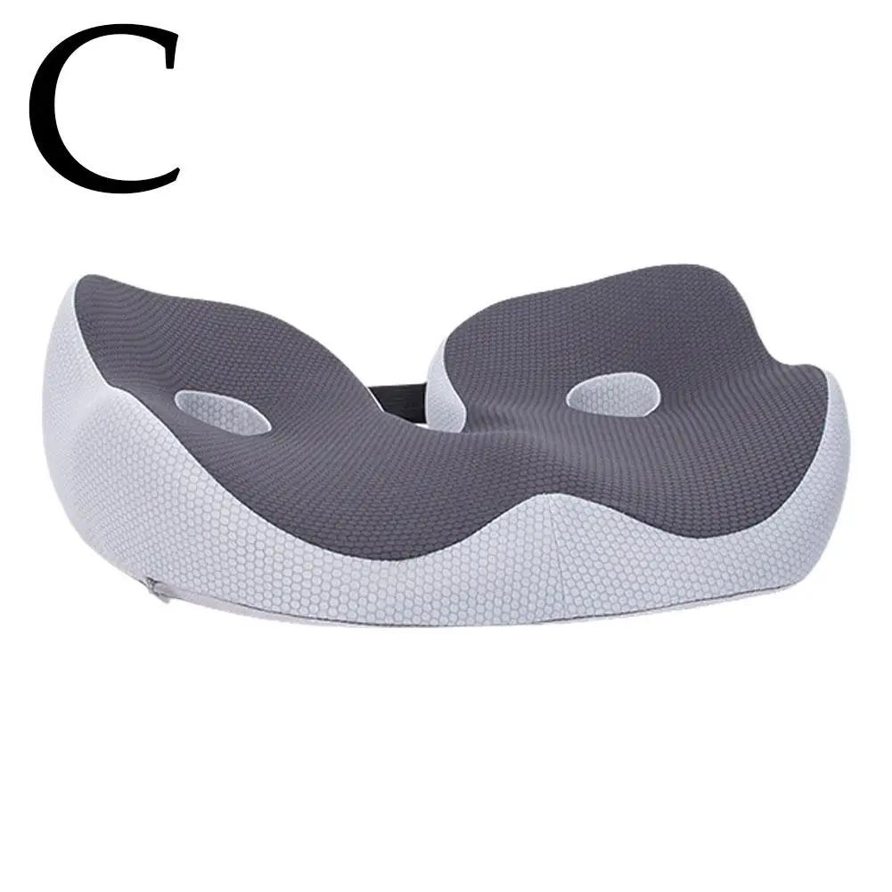 Подушка для сиденья с эффектом памяти Sit Bone Relief, моющаяся, эргономичная, снимающая давление, для офисных работников, работающих в течение длительного времени в сидячем положении, для автомобиля Dr I9T1