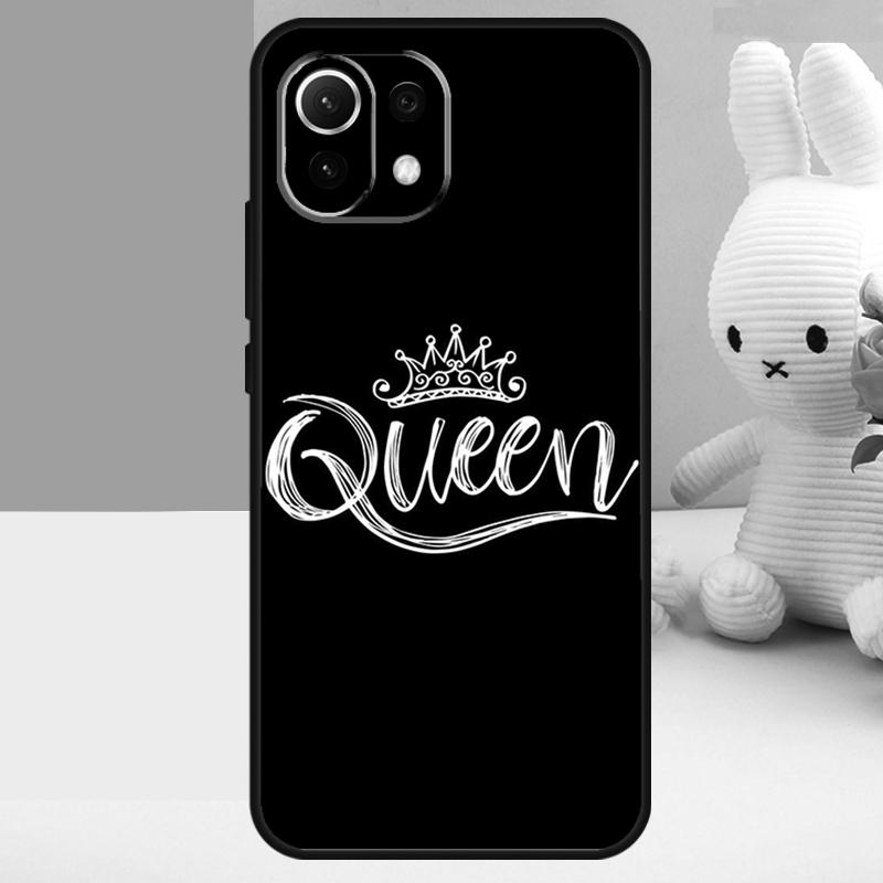 Милый Чехол-Корона Короля и Королевы Для Xiaomi 15 Ultra 14 13 15T 13T 14T Pro 17 Pro Max POCO F7 X7 Pro X5 X6 F5 F6 Funda
