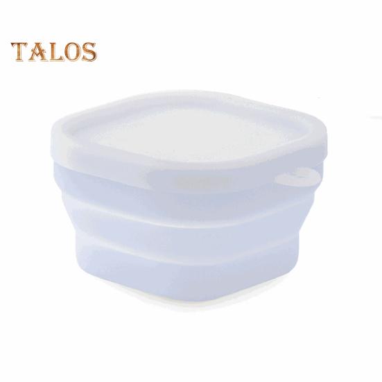 Миска для кемпинга, большая емкость, многофункциональная, многоразовая, удобная, безопасная для морозильной камеры, силиконовая складная миска для улицы