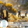 Fish Basket Mesh Shrimp Crab Trap Easy To Use Collapsible Portable Fish Cage Fishing Accessories Tool