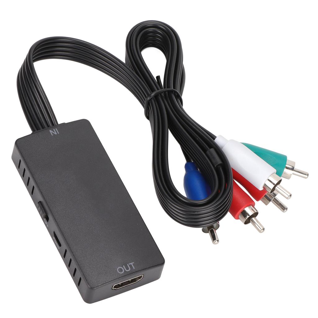 YPbPr To HD Multimedia Interface Adapter Component 1080P AV Converter for DVD HDTV Monitor