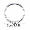 50Pcs Sturdy Metal Binder Rings O Ring Book Binder Rings Metal Opening Ring  Home Office