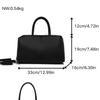 Fashion Soft Leather Handbag, Simple Large-Capacity Commuter Tote Bag, Women'S Cloud Bag