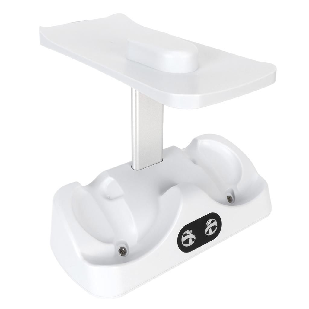 Controller Charging Dock for PS5 VR2 for PSVR 2 with VR Headset Stand LED Indicator 2 Magnetic Clasp