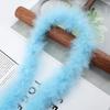 Красочные полоски перьев индейки для поделок и рождественских украшений