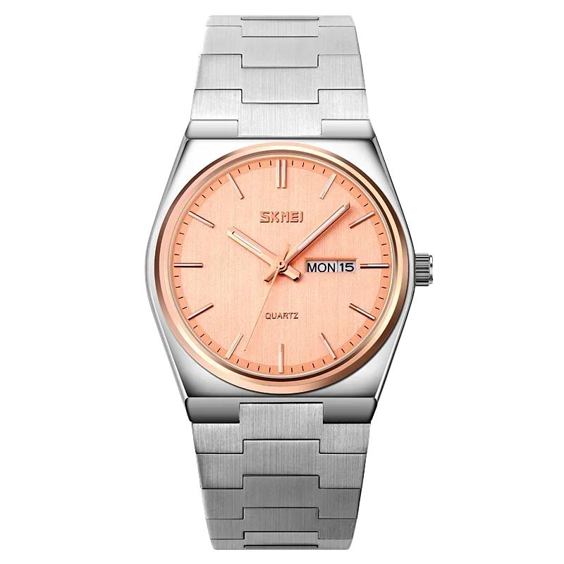 SKMEI 9288 Man reloj hombre Casual Quartz Clock Male Full Steel Time Week Sports Watch Mens Waterproof Business Wristwatches