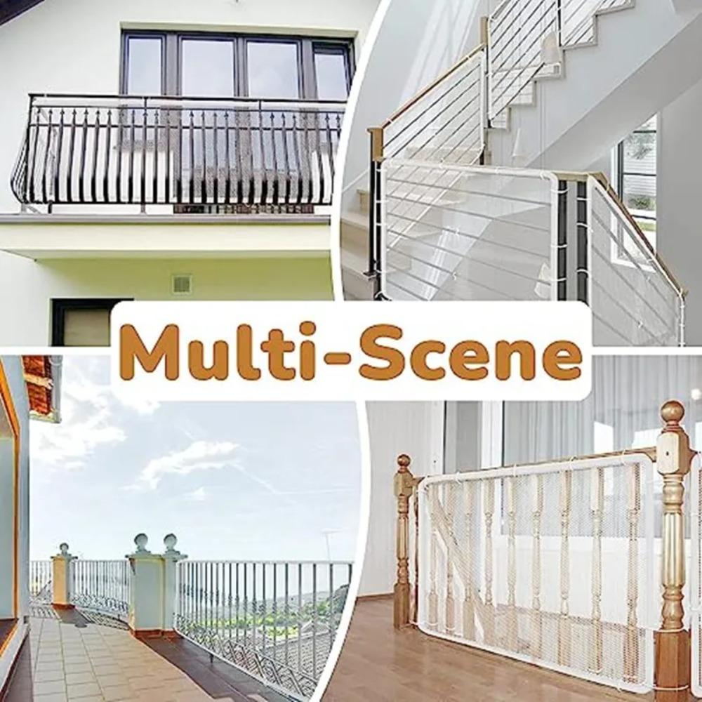 Прочная защитная сетка для лестницы, удобная безопасная сетка для балкона, защитная сетка для детей, защитное ограждение для пруда