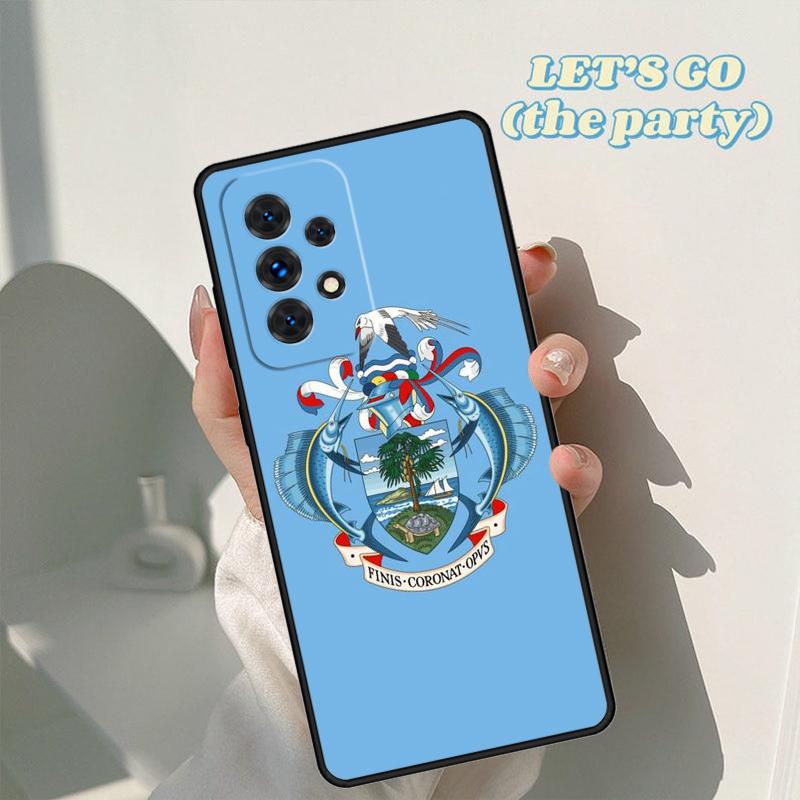 Чехол для телефона Флаг Сейшельских островов Для Samsung Galaxy A42 A31 A40 A51 A71 A32 A80 A91 A52 A72 A73 A20e A21S A50 A70 A11 A12 Чехол