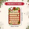 Advent Calendar Sign Christmas Decoration Party Supply Number Date Decor for Living