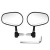 2Pcs Motorcycle Rearview Mirrors Universal Rear View 78in 22mm Handlebar CNC Aluminium Alloy