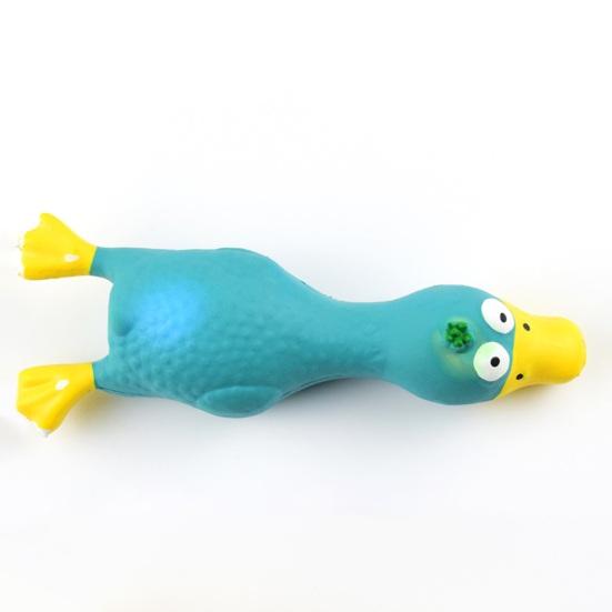 Латексная игрушка-курица для собак со звуком, избавляющая от скуки, игрушка для чистки зубов, молярная игрушка, устойчивая к укусам, забавная пищащая игрушка-курица для собак, жевательная игрушка