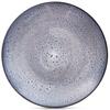 Talerz Obiadowy Duży Płytki Płaski na Obiad Ceramiczny Fioletowy 27 cm