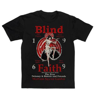 НОВЫЙ Хлопковый Черный Короткий Рукав S-5XL Футболка UR554 Унисекс Футболка BAND Blind Faith