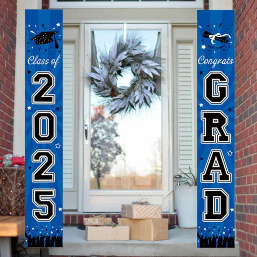 Congrats Grad Graduation Photography Backdrop Graduates Theme Background  School Party Decor