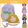 Trendy Nylon Cartoon Backpack For Kids Unisex Adorable Kindergarten Shoulder Bag