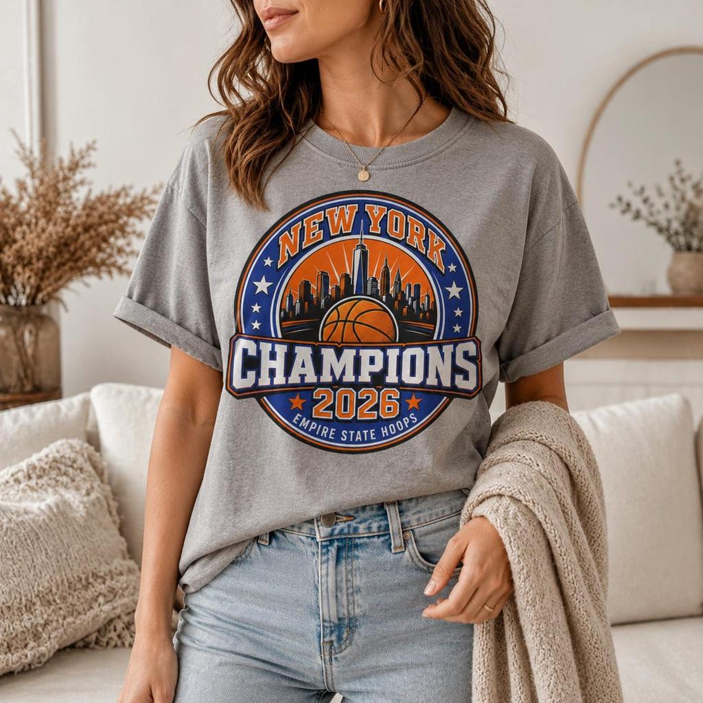 New York Basketball Champions 2026 Shirt, Empire State Hoops Tee