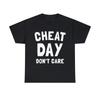 Футболка с принтом 'Cheat Day Don't Care', S-5XL