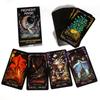 Midnight Magic Tarot. Колода карт Таро с грибами. 78 уникальных дизайнов карт Таро, основанных на таинственном мире грибов.