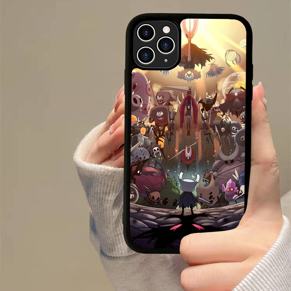 Популярная игра H-Hollow K-Knight S-Silksong Чехол для телефона для iPhone 17 16 Pro Max Air 13 12 Mini 14 15 Plus 11 PC+TPU Задняя крышка