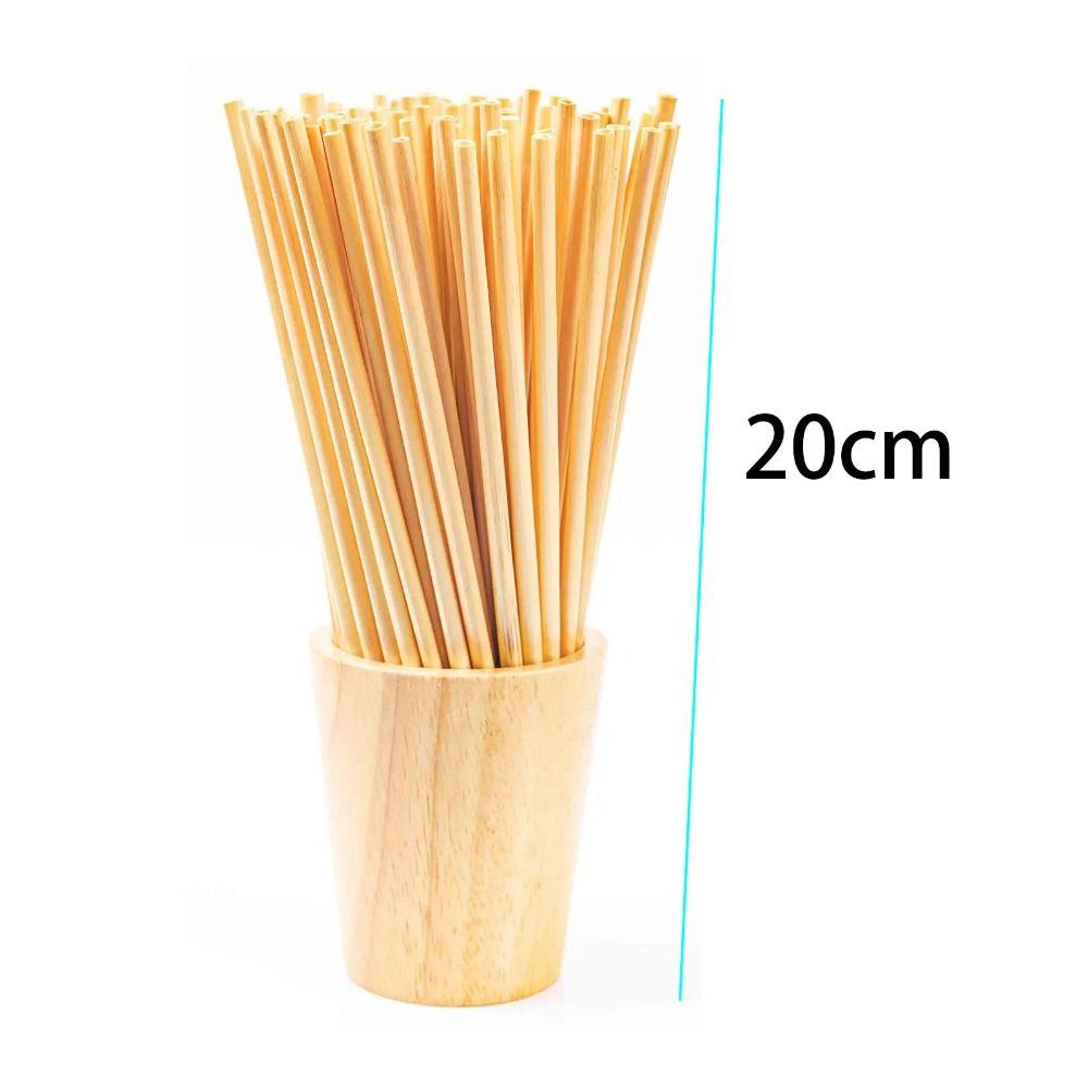 100 шт. 20 см пшеничные соломинки для питья Экологичные разлагаемые соломинки Экологичные соломинки Вечеринка