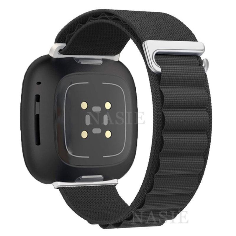Нейлоновый ремешок для часов Fitbit Versa, браслет Fitbit Versa 2/Versa 3/Versa 4, браслет Alpine Loop Correa для Fitbit Sense 2