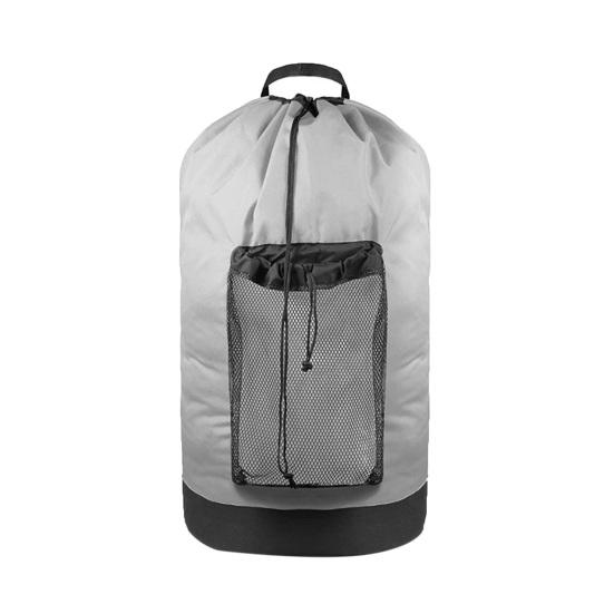 1 Set Storage Backpack with Handle Drawstring Closure Adjustable Strap Mesh Pocket