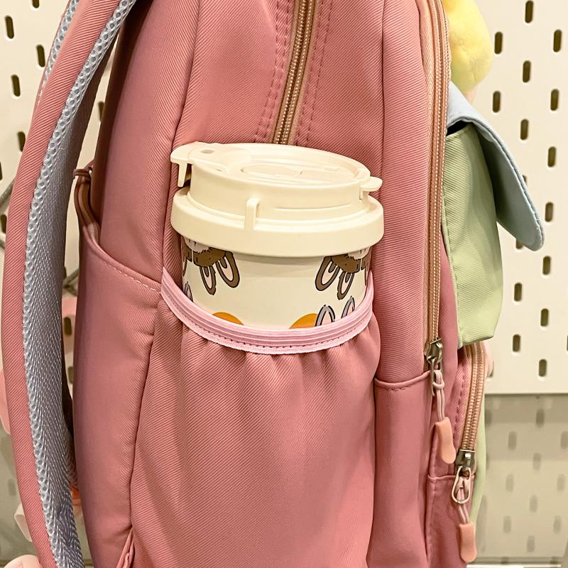 Большая вместимость школьного рюкзака для студента, женский водонепроницаемый рюкзак, контрастный цвет