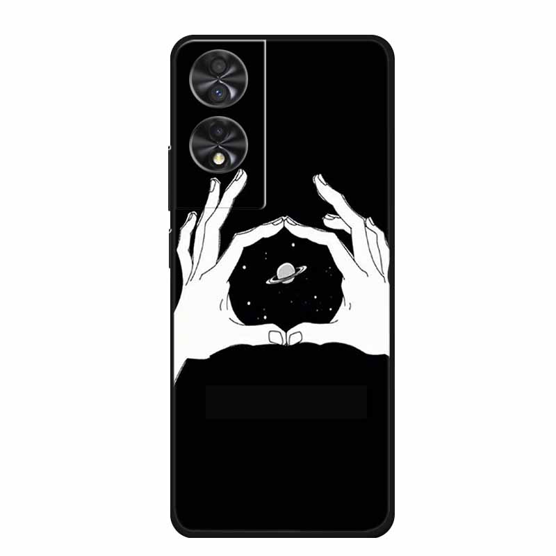 Чехол для телефона для TCL 40 NxtPaper Задняя крышка Чехол 6.78" Funda Черный Силикон Мягкий Coque Для TCL 40 NxtPaper Чехол Оболочка Ударопрочный