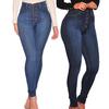 Womens Stretchy Jeans Jeggings Trousers High Waist Skinny Denim Pants Plus Size