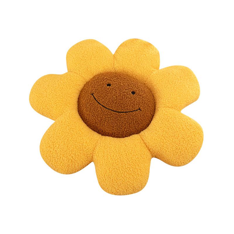 New Petal Flower Seat Cushion Office Fart Cushion Butt Cushion Sun Flower Cushion Throw Pillow Toy Doll