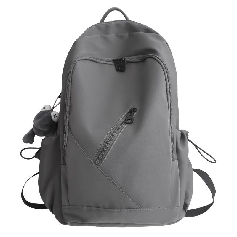 Рюкзак школьной сумки сплошного цвета Унисекс для учащихся средней школы