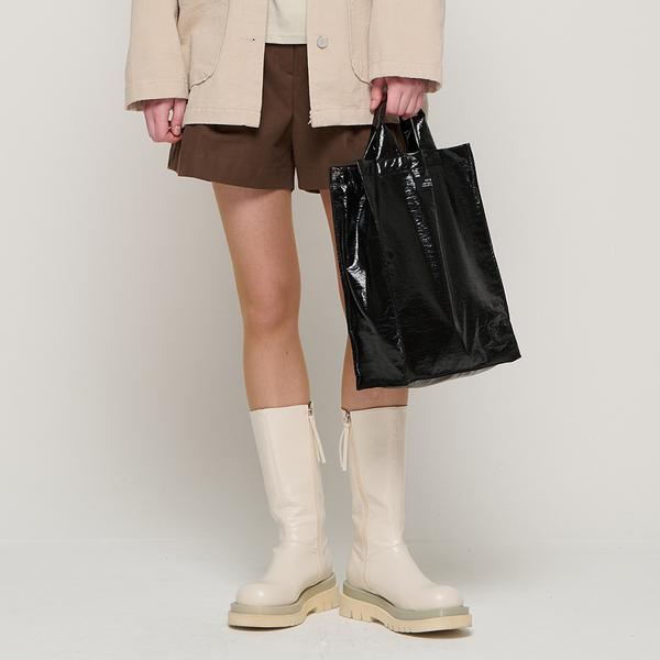 Pops Shoulder Eco Bag (Black), RD24D09BKF0-7000026597