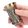 Embossed Metal Shot Glass Pharaoh Ramses Vintage Wine Glass Egyptian Wine Cup  For Cocktail