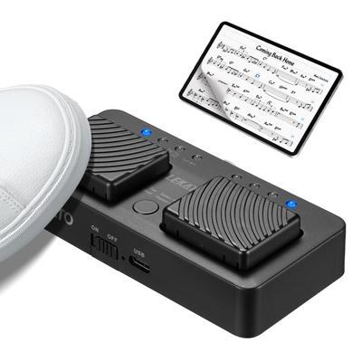 LEKATO Педаль-перелистыватель страниц, Bluetooth, Беспроводная, для ПК, Page Turner Pro, для перелистывания нотных листов, Перелистыватель страниц для планшета, Совместимость с iPad/W