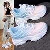 Women's Casual Sneakers 2024 Spring Autumn New Style Breathable Lightweight Fashion Height Increasing Soft Bottom Shoes Summer