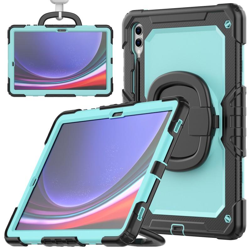 Shockproof Full Cover Case With Wrist Strap Stand Galaxy Tab S10 Ultra Lite IPad Air 6