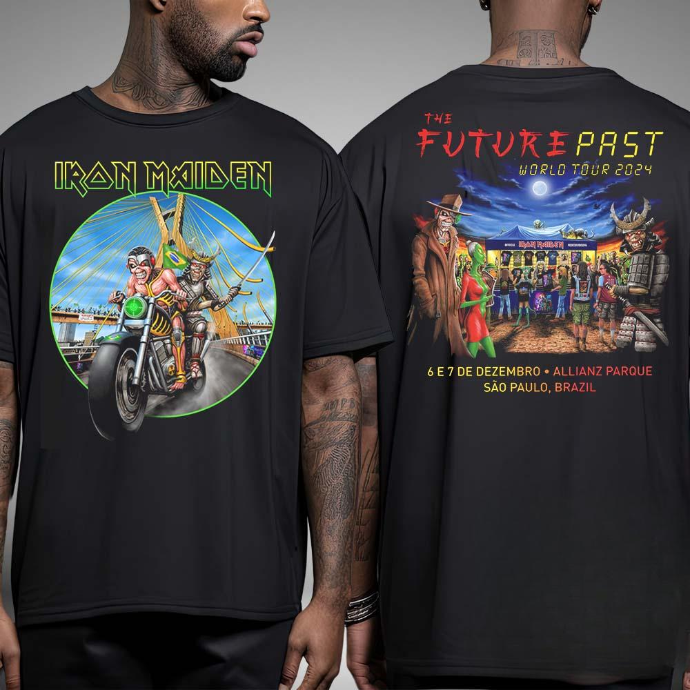 2026 Best Ir Madien The Retro-style Band T-shirt Is 100% Pure Cotton Printed High-end Luxury Is for Both Men and Women Top Y2k