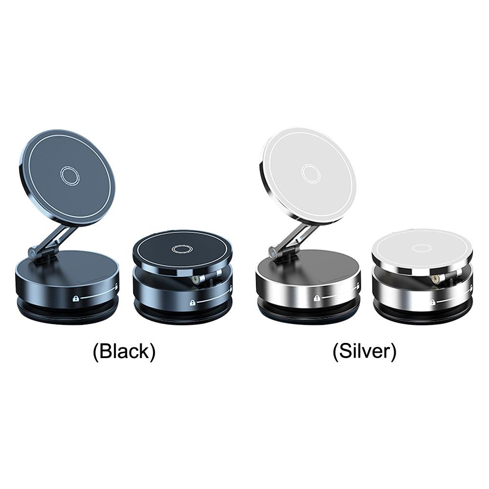 For Magsafe Mobile Phone Holder 360° Rotating Folding Car Magnetic Holder Vacuum Swivel Stand for iPhone 12 13 14 15 16 Pro Max