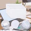 A5 PVC Binder Pockets Set, 12 Pcs A5 Size Zipper Pouch & Binder Pockets for 6 Ring Binder, Waterproof PVC Pouch, Document & Cash Organization for