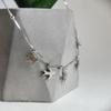 Серебряное колье с без камней, вес изделия 4,91 гр (2183983)