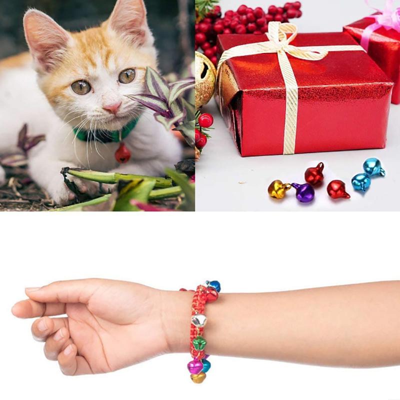 WTEMPO Праздничные украшения Рождественские колокольчики и бубенцы Колокольчики в коробке Рождественские металлические цветные колокольчики Брелоки Декоративные колокольчики Круглые колокольчики