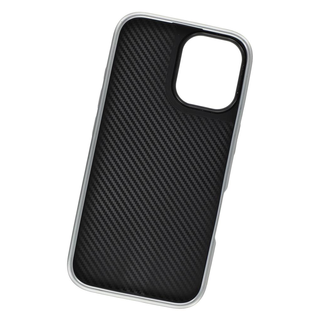 For iPhone 16 Case Compatible with MagSafe Electroplating Edge PU+TPU+PC Phone Back Cover