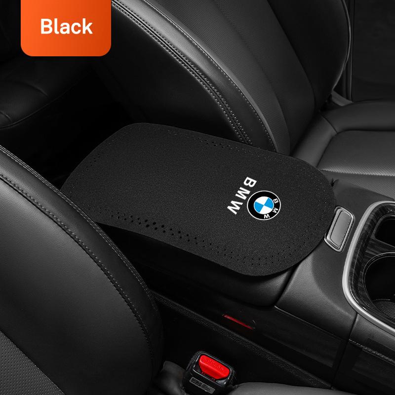 LXXM7 Car Armrest Box Mats For BMW 1 3 5 7 Series X1 X3 X4 X5 F10 F15 F16 F20 F30 F18 F25 M3 M4 E34 E82 Center Console Cover Protector