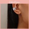 Ear Three Layer Clips Without Ear Holes Square Diamond C Shaped Gift Earrings