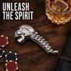 Stainless Steel Skull Bottle Opener Smooth Novelty Bottle Opener Beer Can Opener  Halloween Party