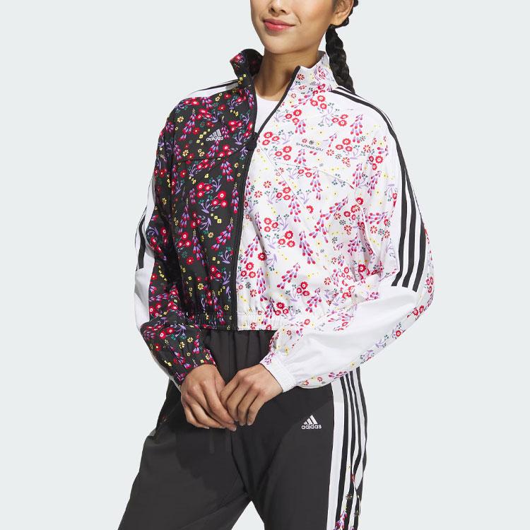 adidas Женская укороченная спортивная куртка с цветочным принтом Multi IM8441