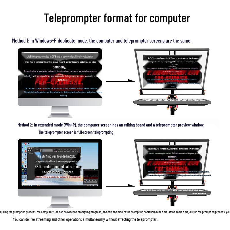 Smart AI Voice Reading Teleprompter