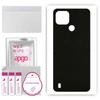 Apgo Protective Skin Sticker for the Back Compatible with Realme C21, Wrap Film, Foil, Vinyl - Pattern Matrix