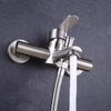 304 нержавеющая сталь Pearl тройной тяговый смеситель для душа с выпускным клапаном для ванной комнаты